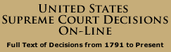 US SUPREME COURT JURISPRUDENCE