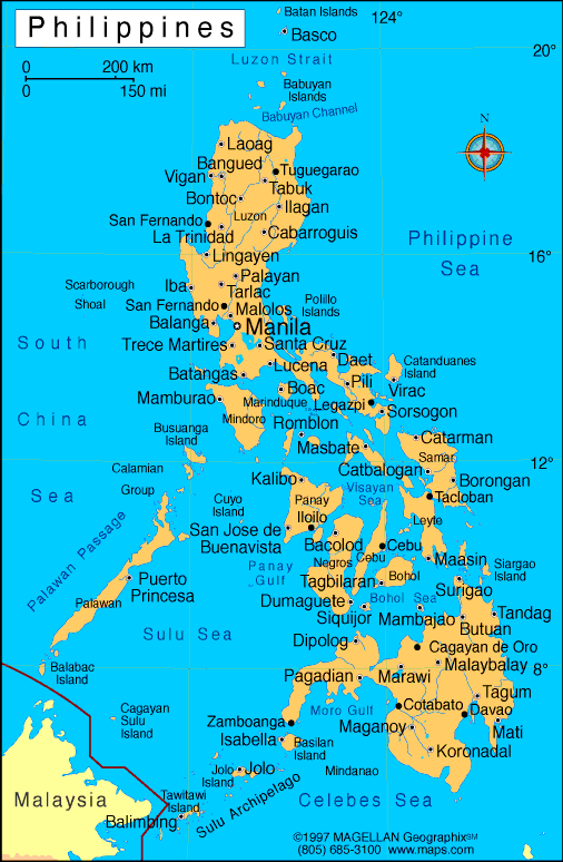 PHILIPPINE MAP - CHAN ROBLES VIRTUAL LAW LIBRARY