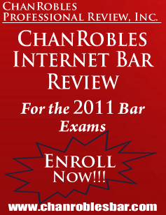 ChanRobles Internet Bar Review